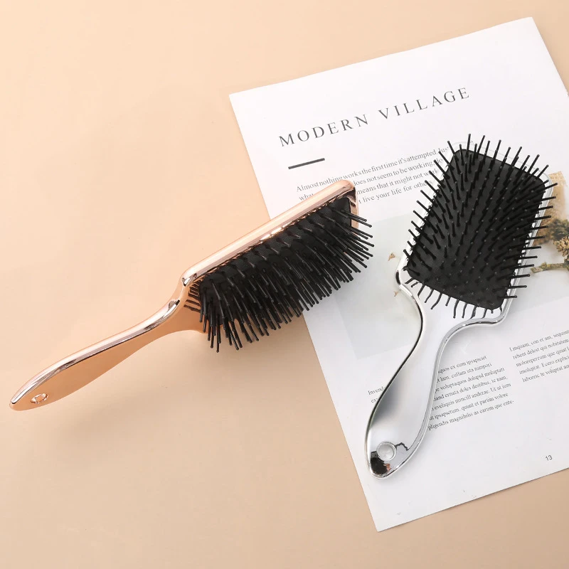 Paddle Hair Brush Detangling Hairbrush Massage Comb Scalp Styling Tool For Women Men Straight Curly Wavy Dry Wet Thick Fine Hair