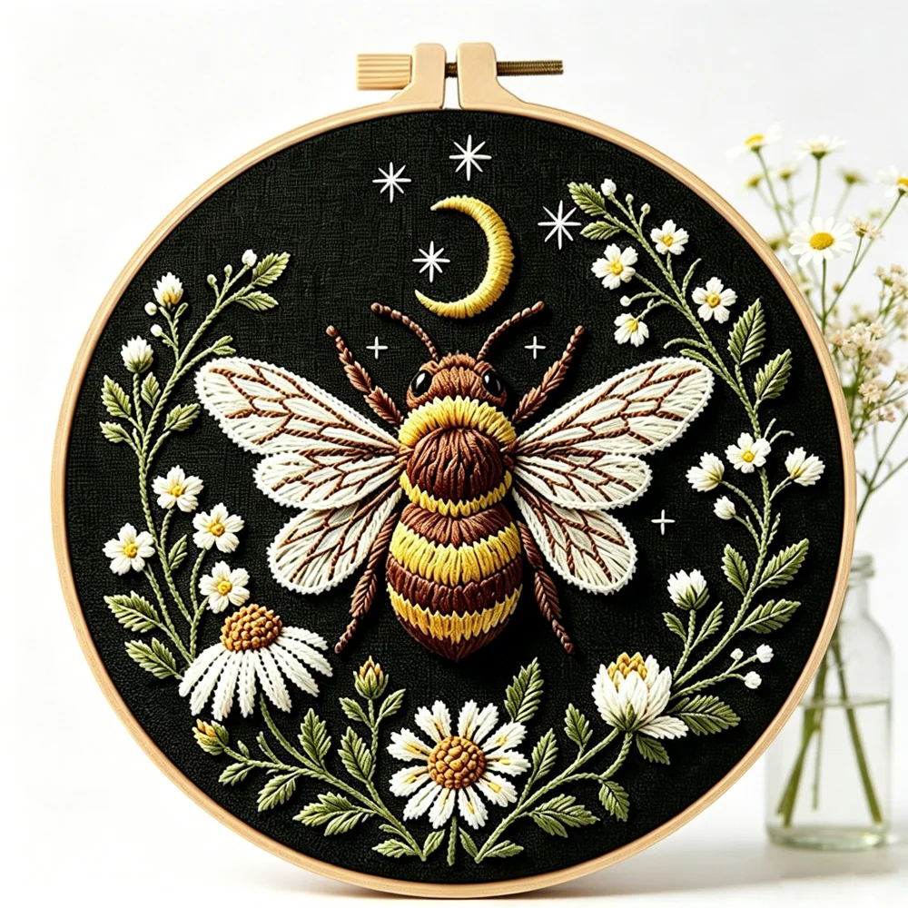 Insect Flower Embroidery Kit 4