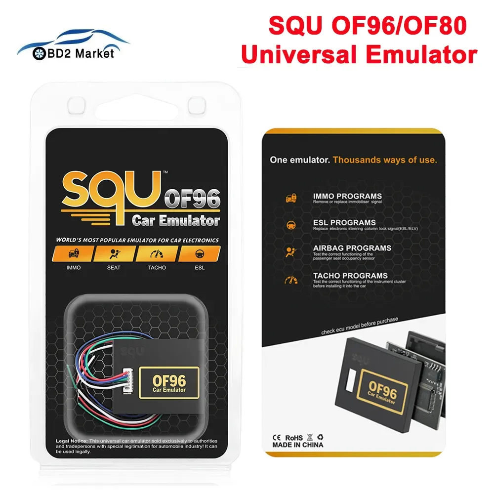 

SQU OF96 OF80 Universal Car IMMO Emulator Off Tacho Seat Occupancy Sensor Programs For Benz For BMW For VW For Opel For VAG