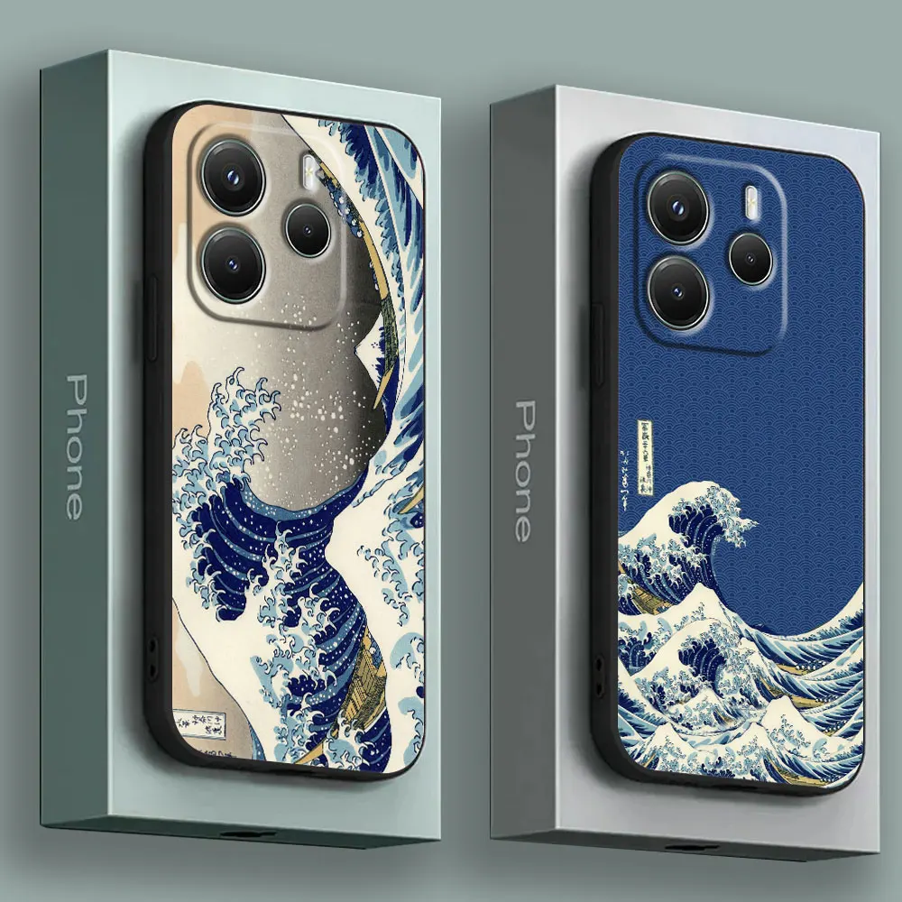 The Great Wave by Katsushika Hokusai Phone Case Cover