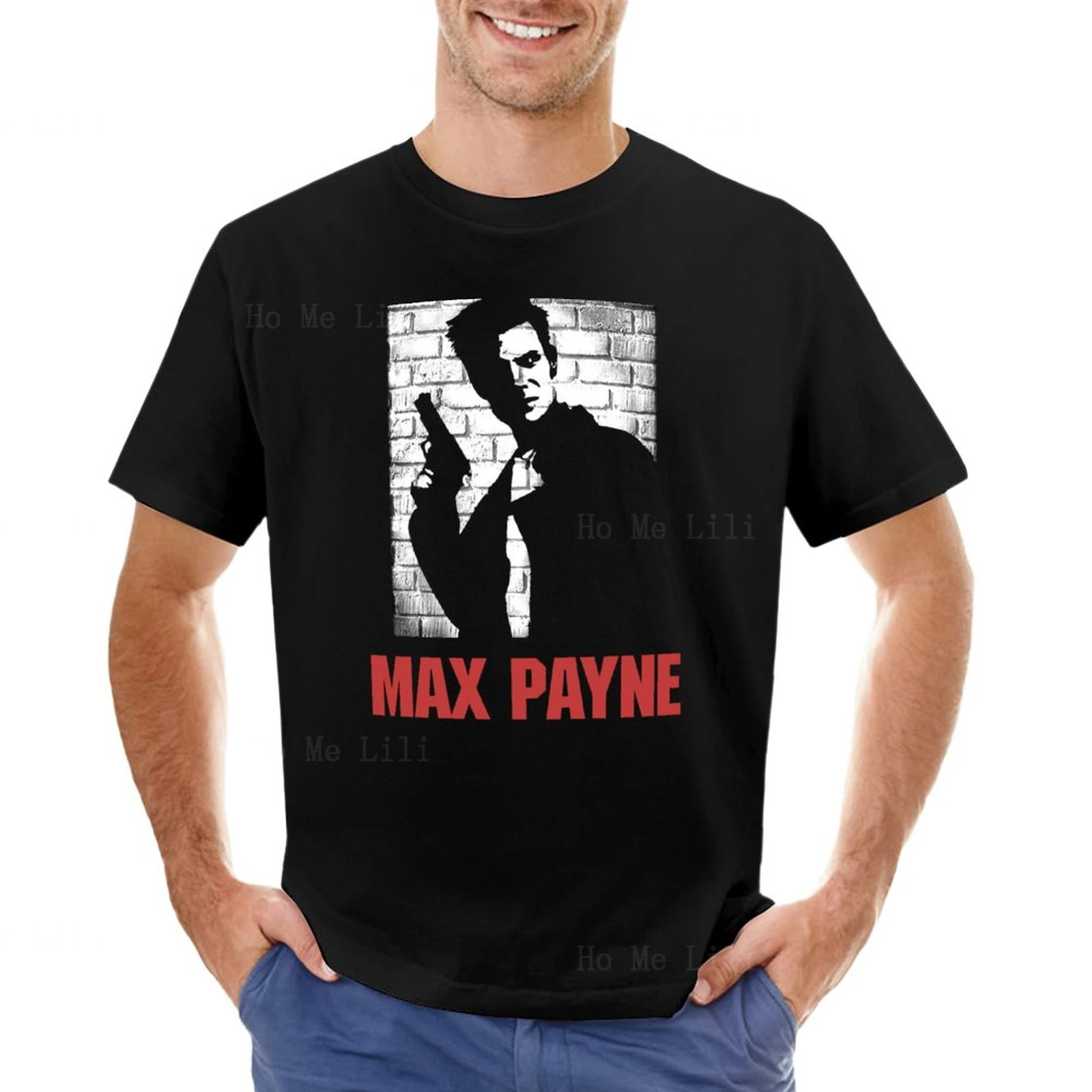 Maglietta Per Abbigliamento Estetico Max Payne Maglietta Da Uomo Personalizzata Morbida E Leggera
