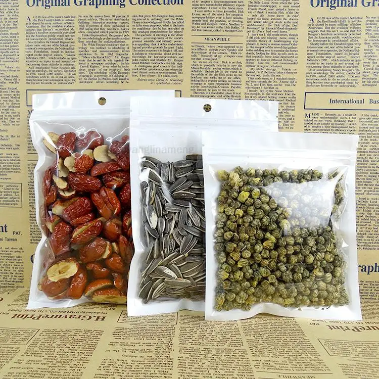 100/200 Stück in/15 Größen, weiß/klar, wiederverschließbarer Reißverschluss, Einzelhändler, Verpackungsbeutel, Reißverschluss, Einzelhandelsverpackung, Loch zum Aufhängen – Detail 4
