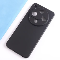 Sleek Black Matte Silicone TPU Phone Case Bumper for Nubia Focus 2 5G (Black)
