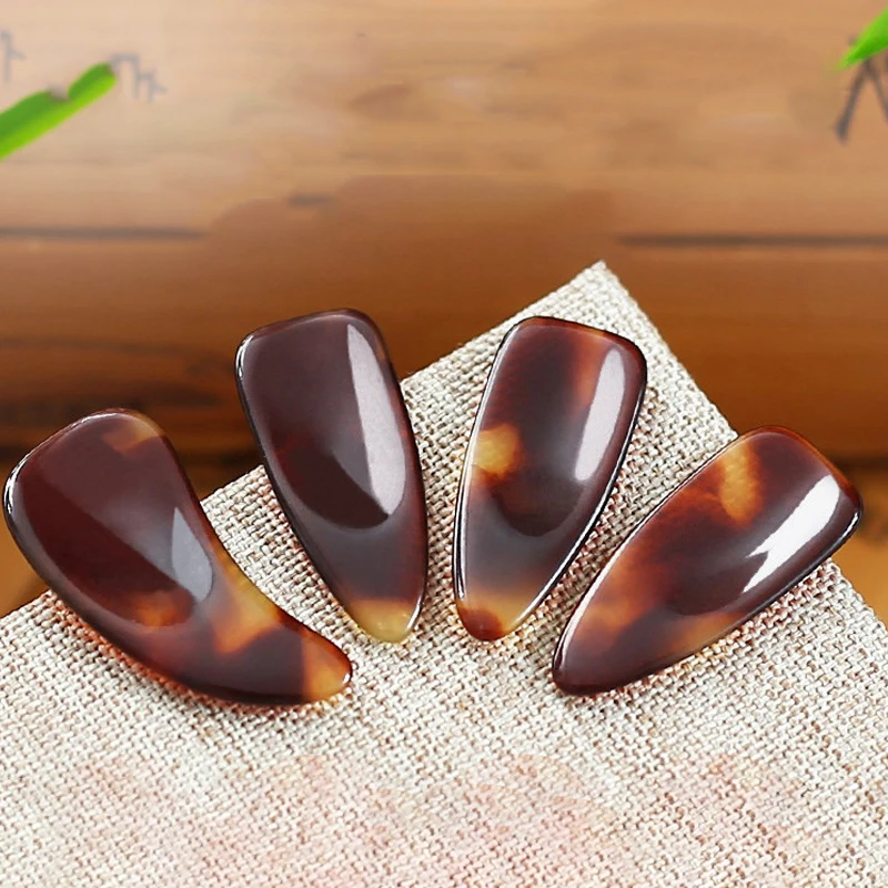 8Pcs Zither Finger Picks Professional Zither Nail Covers Practical Musical Plectrum Classical Stringed Instrument Accessories