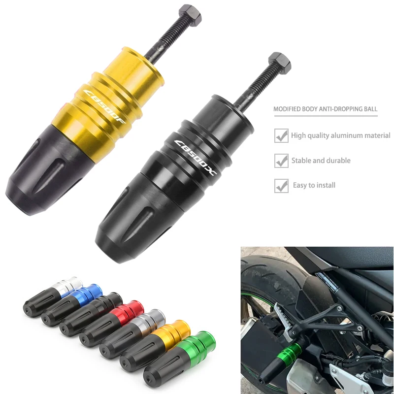 

Motorcycle CNC Crash Pads Exhaust Sliders Crash Protector For HONDA CB500F CB500X CB 500X 500F 2013-2021