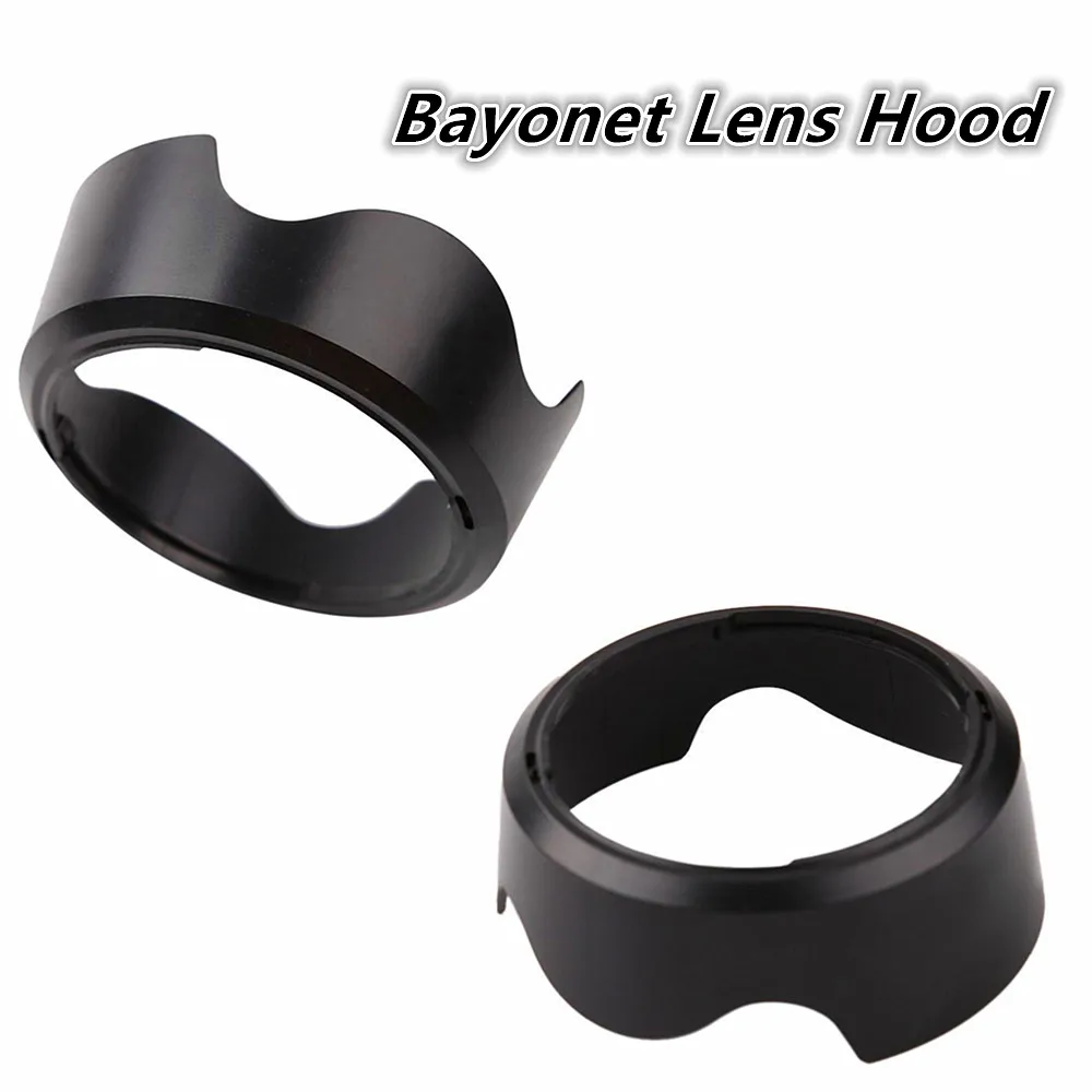 UV Filter Bayonet Lens Hood Cap + 2x Glass Screen Protector for Canon EOS 200D II 250D Rebel SL2 SL3 800D T7i 18-55mm STM Lens 5