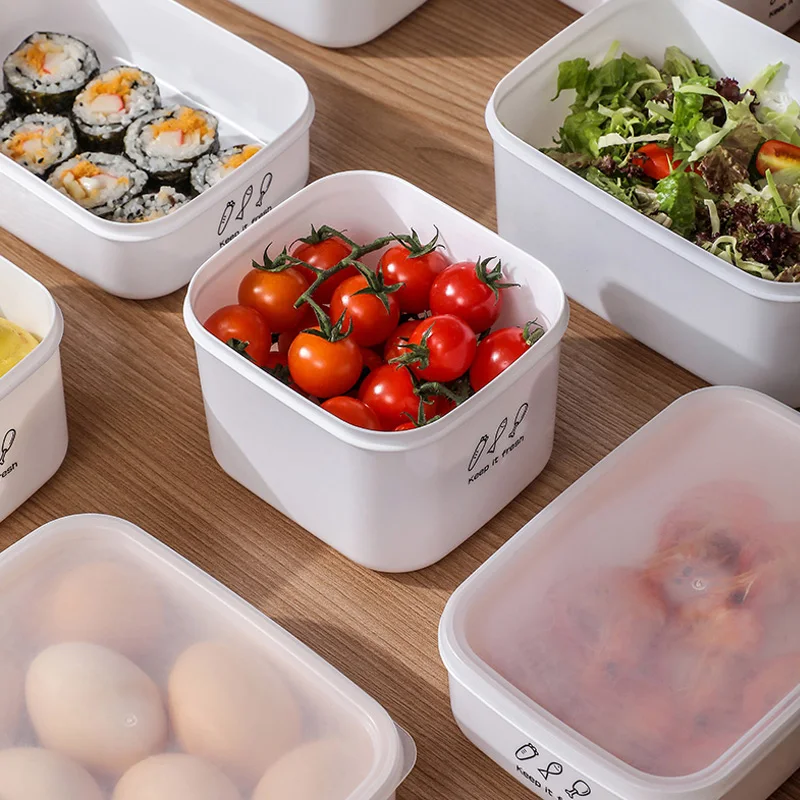 4Pcs Food Storage Container Transparent Container, Reusable, Airtight  Storage Box with Snap Locking Lid, Freezer Safe, Portable Meal Prep Bento  Lunch Box