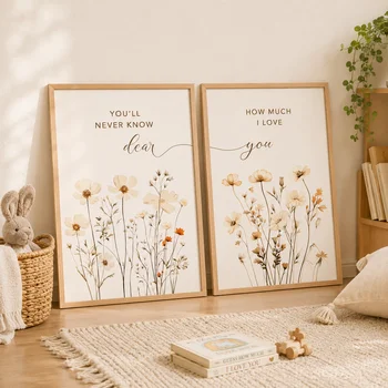 Bible Verse Floral Wall Art 1