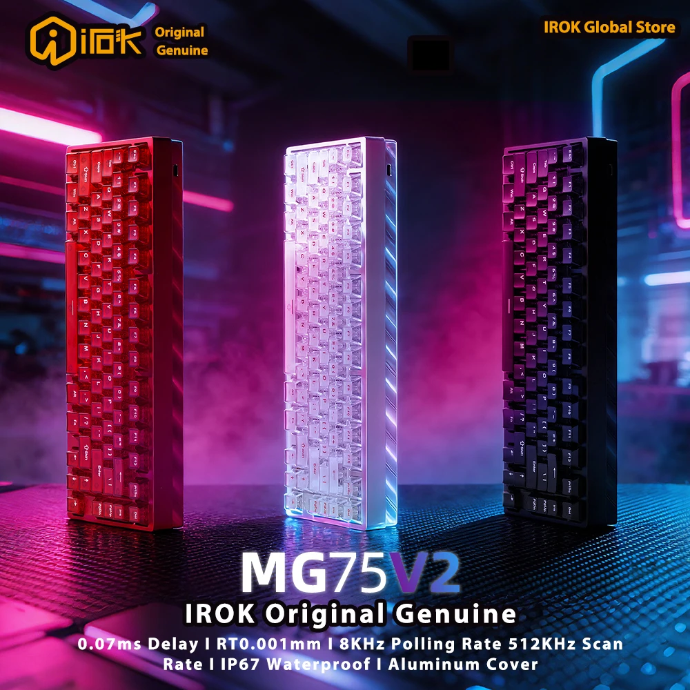 IROK MG75 V2 MG75 Pro MG75V2 MG75 MAX 알루미늄 마그네틱..