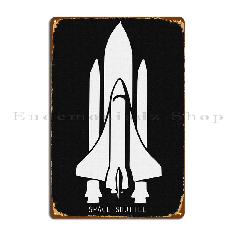 Space Shuttle A Metal Platform Custom Living Room Design Home Club Party Tin Sign Poster