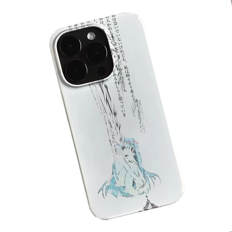 Adorable Kawaii Anime Girl Cartoon Phone Case Cover