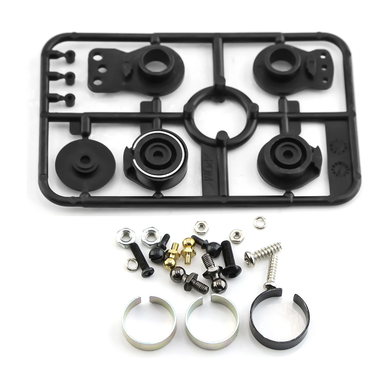 Metallo Ad Alta Coppia Servo Saver Servo Arm 51000 50473 Per Tamiya Xv01 Xv02 Tt02 Type-S Td2 M05 Tb-03 1/10 Rc Parti Di Aggiornamento Per Auto