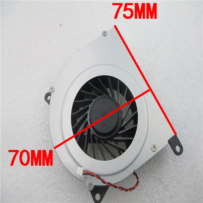 Ventilador de Refrigeração Compatível com Wsa06015f12h Yt7015hs Yd7015hs Dfh7515s 5v 12v 2pin 3pin 4pin 75x70x15 mm - Imagem 2