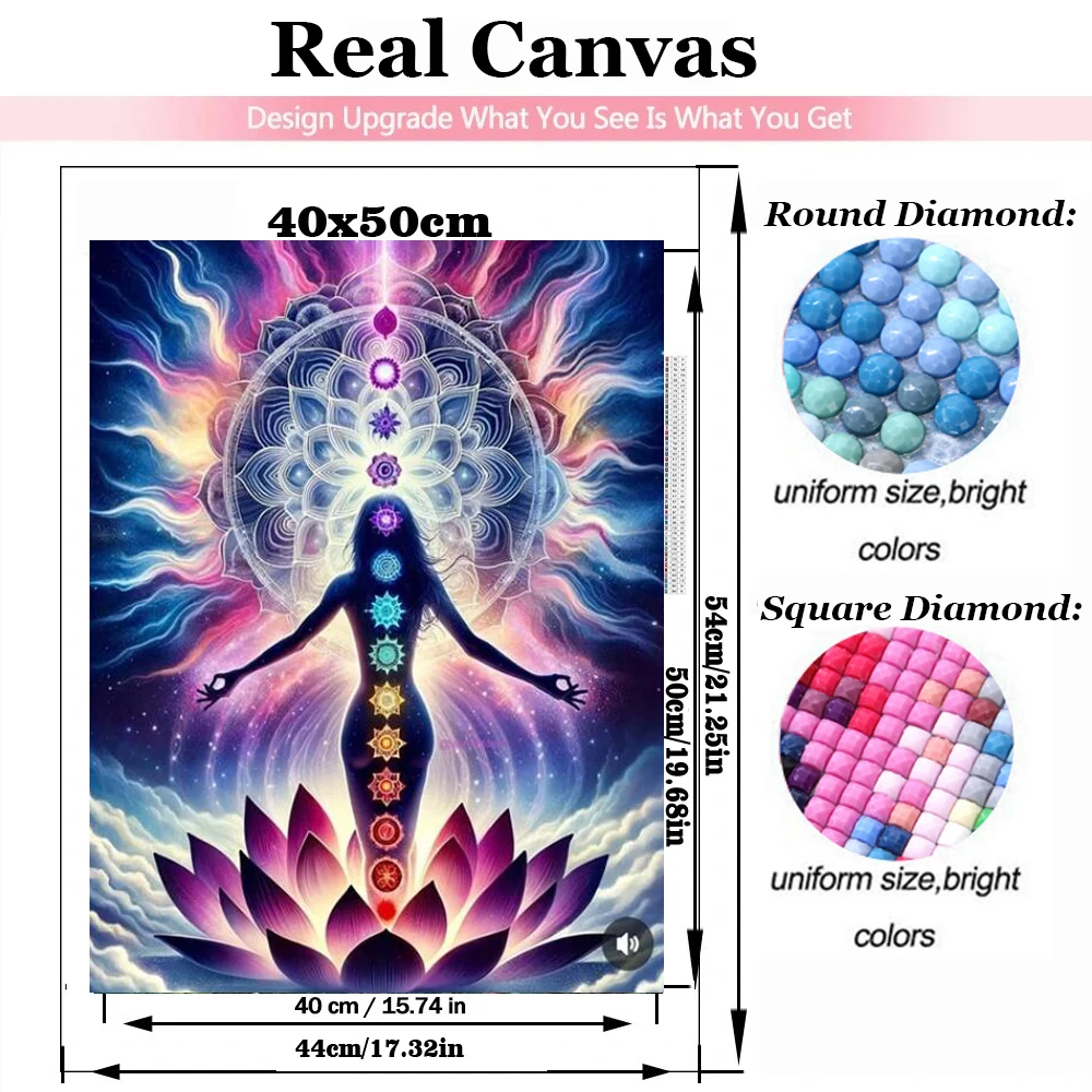 Lover Meditation Yoga Mandala 5D Diy Diamond Painting Full Diamond Art Mosaic abstract Cross Stitch Unique Home Decor