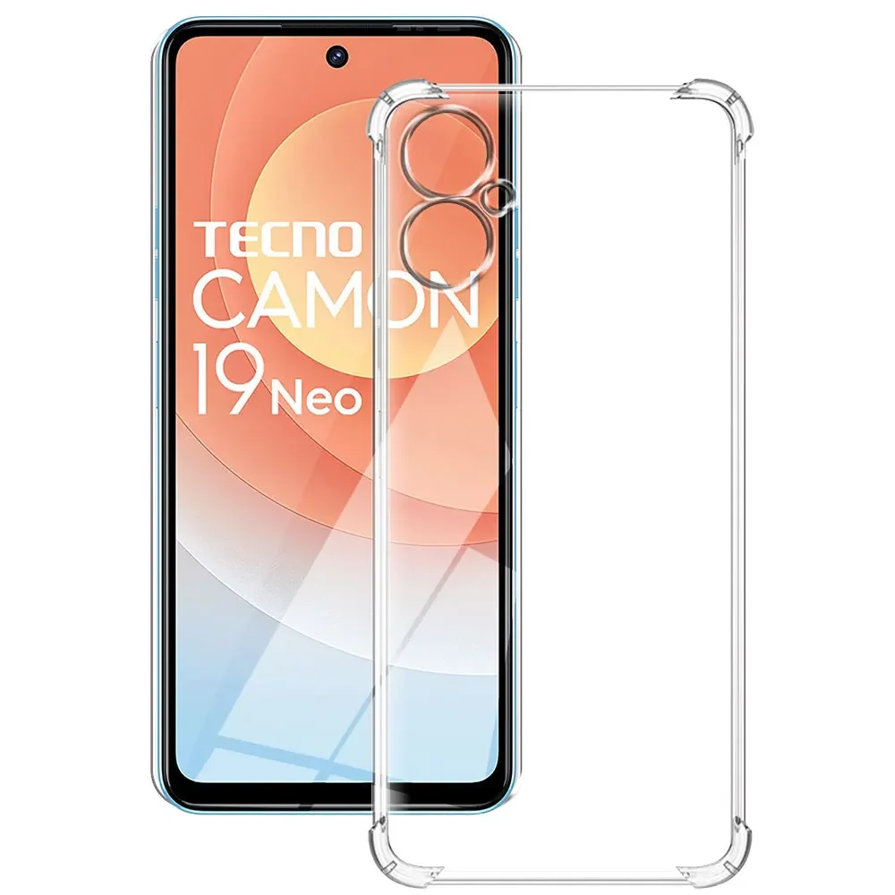 Silicone Soft Shockproof Clear Phone Case Cover