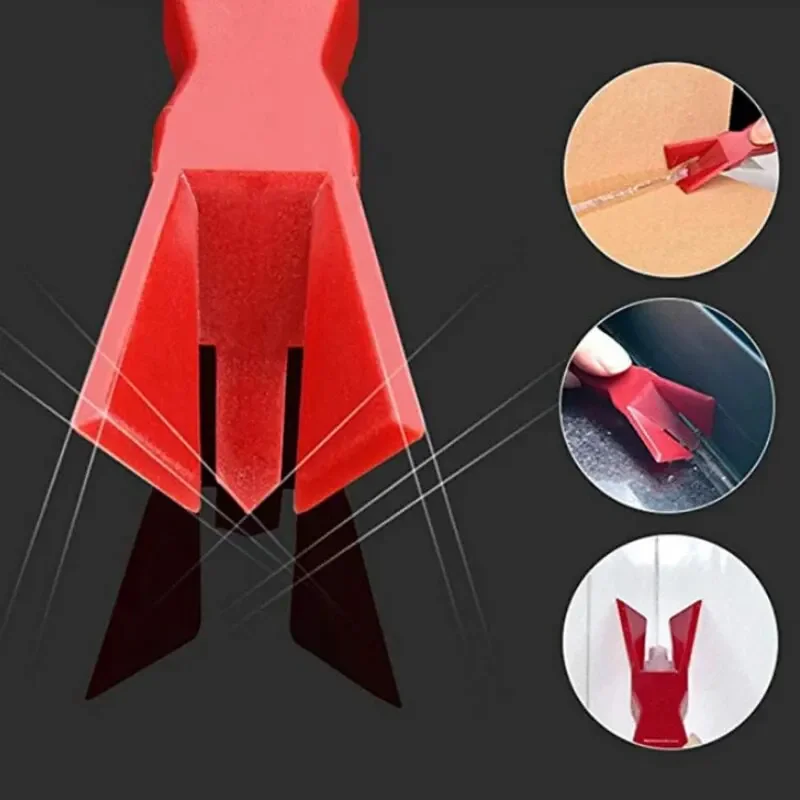 Practical Floor Cleaner Tile Cleaner Surface Glue Residue Spatula Mini Caulk Removal Tool Hand Tool Scraper Utility Tool 3