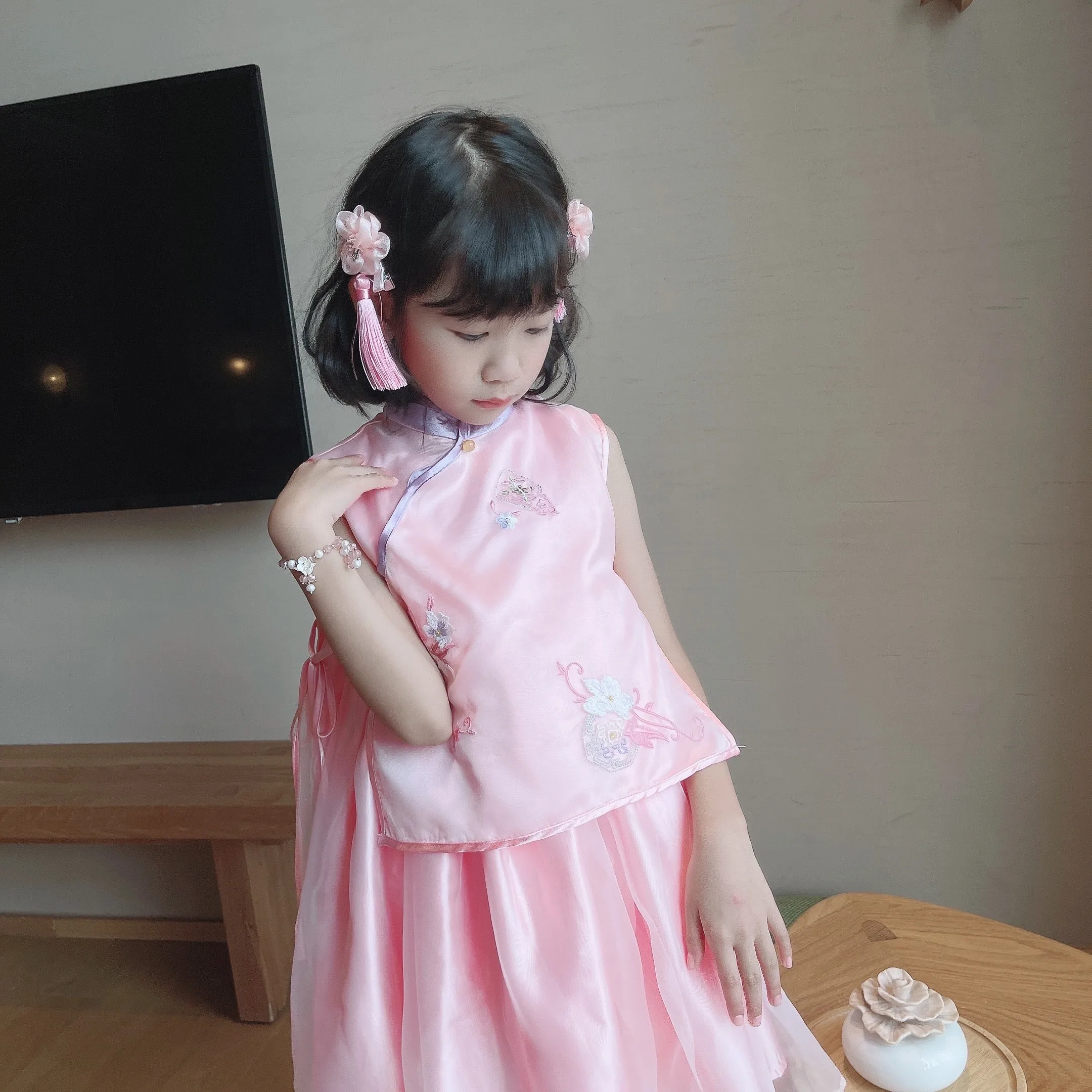 

Han Style Tutu Dress For Girls (pink) LAB CICI