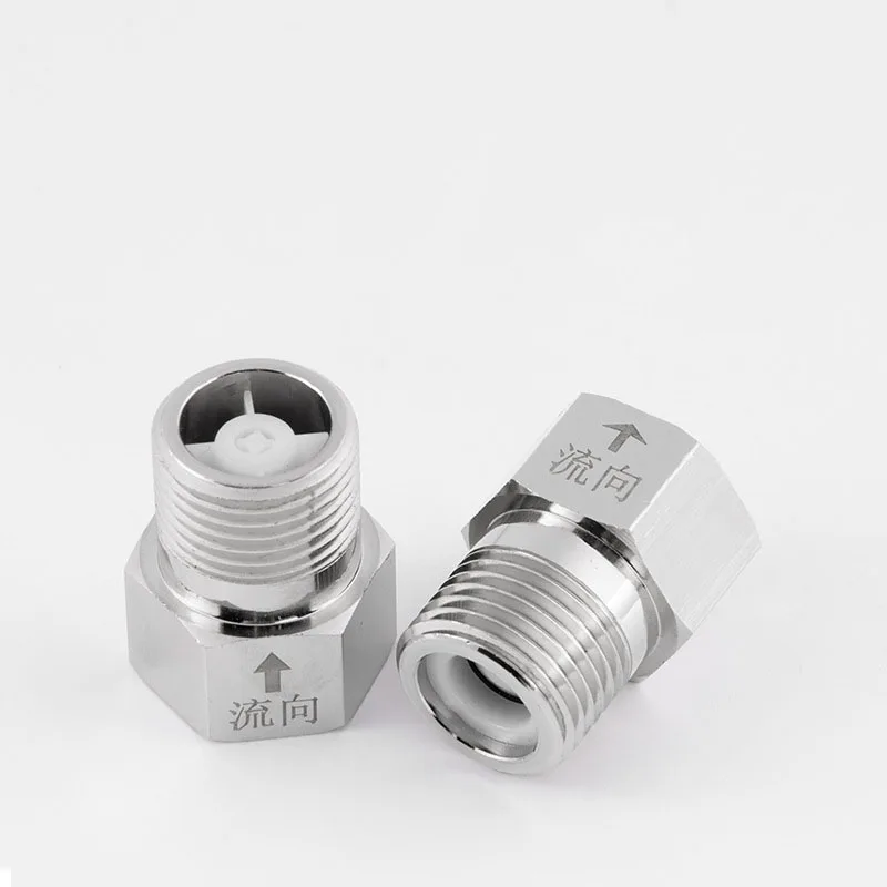 1Pcs 1/2" Male Female Thread Brass Check Valve One Way Non-return Valve For Water Tank Water Heater Toilet Pipe
