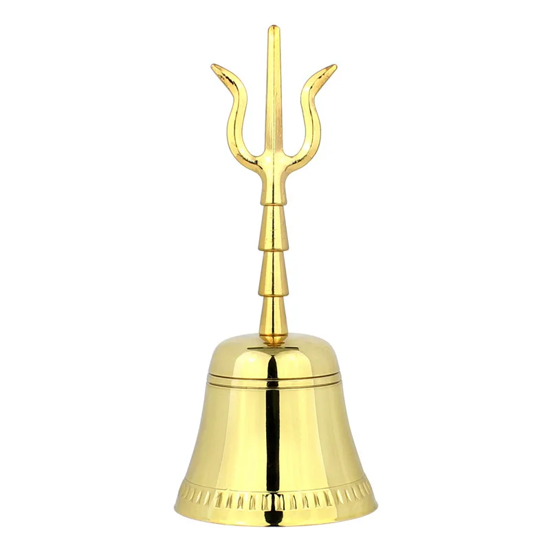 

Vintage Tibetan Meditation Bells Chimes Handmade Brass Buddhist Hand Bells Music Instrument Sound Healing Yoga Meditation Tool