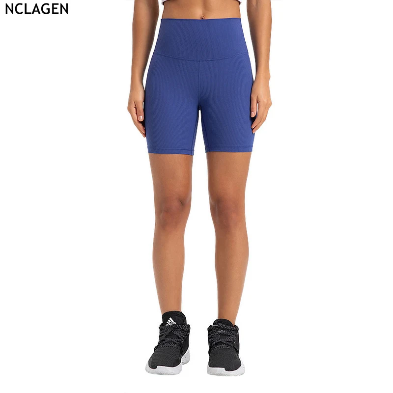 

NCLAGEN Women Yoga Shorts High Waist Slim Cycling Outdoor Sports Shorts Women Butt Lifting Gym Running Breathable Leggings