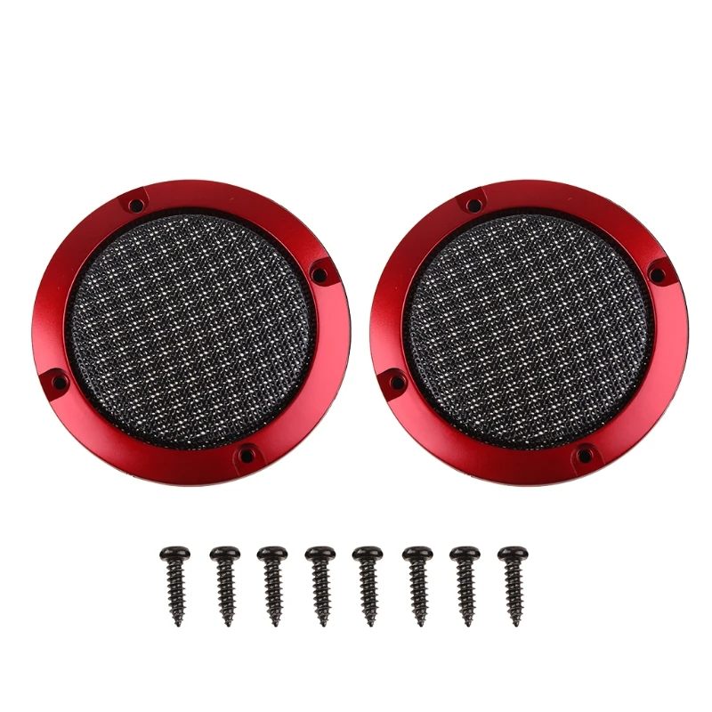 Auto Lautsprecher Grille Mesh Abdeckung Grill Abdeckung Schutz Protector Auto Audio Subwoofer Ersatz Mesh Net Lautsprecher Zubehör