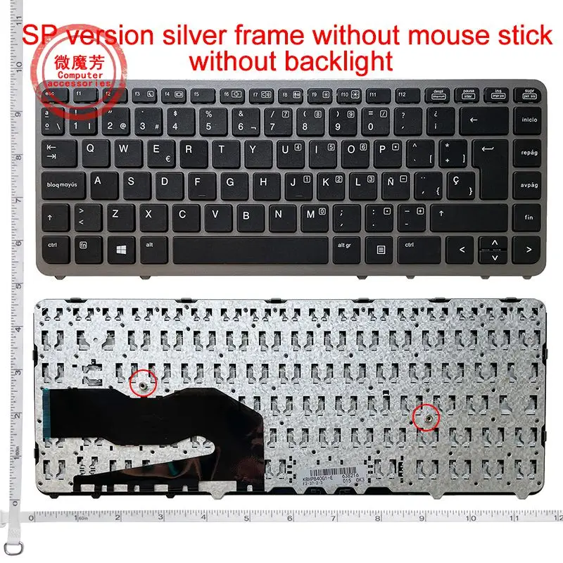 Spagnolo Tastiera Di Ricambio Per Hp Elitebook 840 G1 G2 850 G2 Sp La