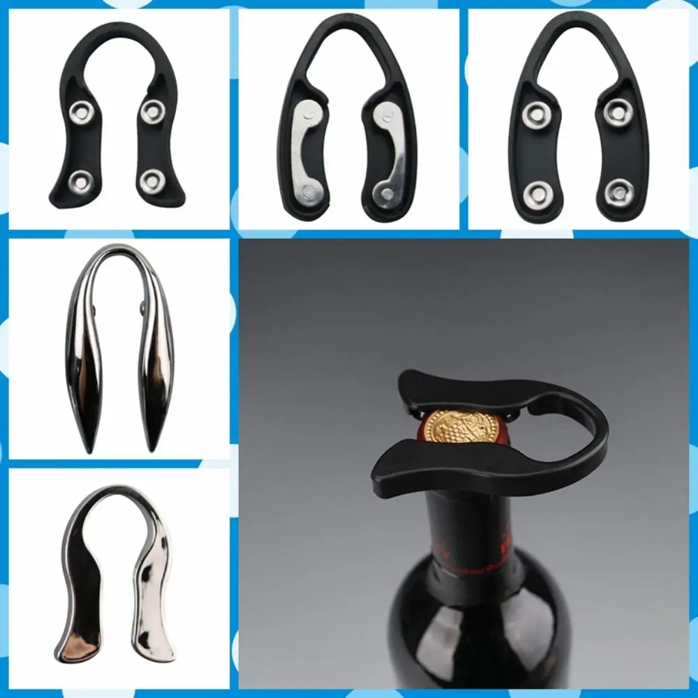 Ergonomic Design Bottle Foil Cutter Handheld Bottle Cap Paper Cutter Foil Remover Black/Silver Wine Openers cocktail accessories