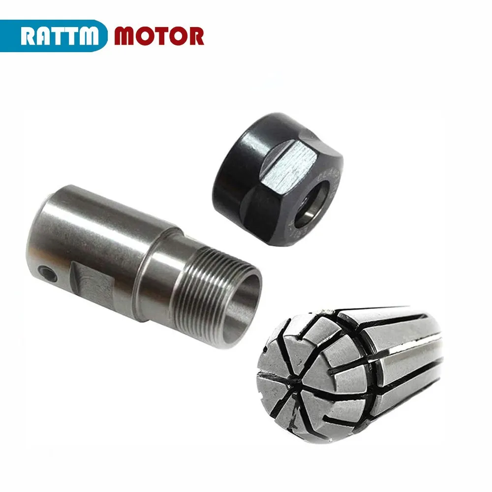 Spindle Motor Collet Extension Rod ER11 3mm 4mm 5mm 6mm 8mm for CNC Engraving Machine