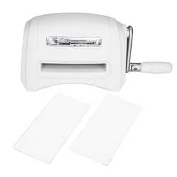 Deluxe Die Cutting & Embossing Machine for Crafting and Scrapbooking (Clear)