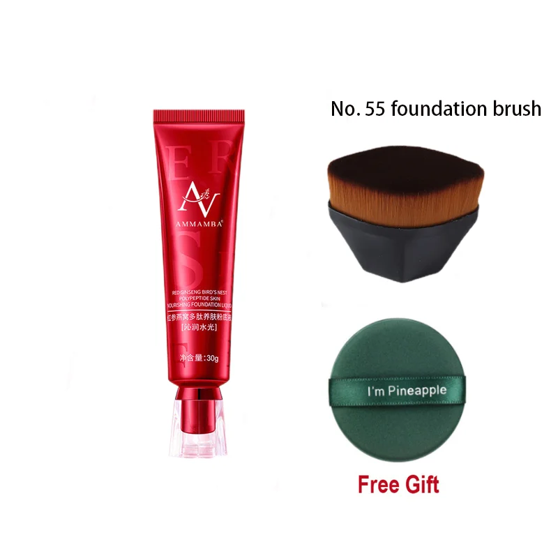 Liquid Foundation AV Foundation Kit Acne Concealer FV Base Cream Waterproof  Long-lasting Oil Control Maquillaj Korea Makeup - AliExpress