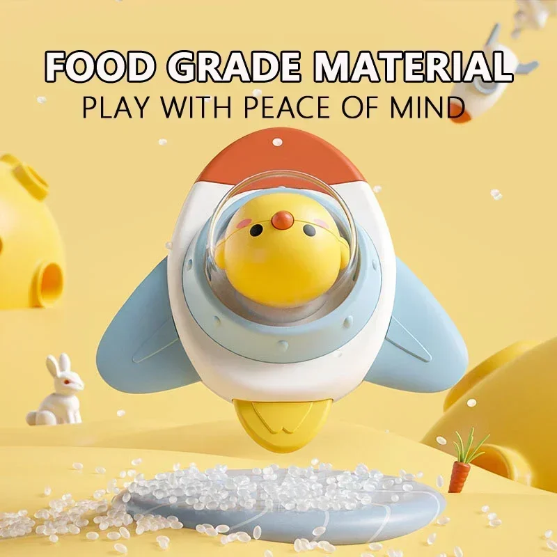 Baby Toys Suction Cup Spinner for Toddlers Bear Hand Montessori Spinner Sensory Toys Stress Relief Baby Games Rotating Rattles 3