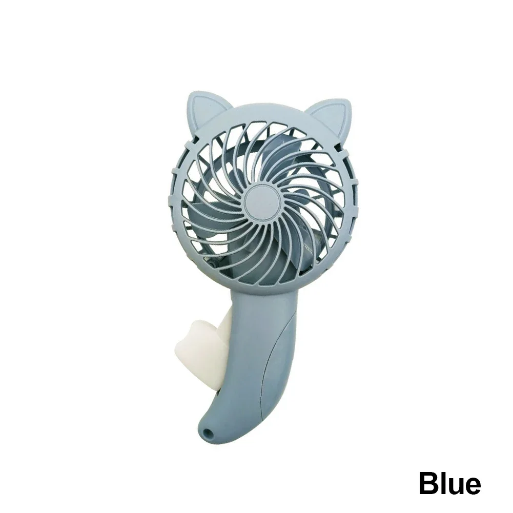 Compact Portable Handheld Cartoon Fan - Battery-Free Cute Cooling Fan