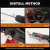 Automatic Chain Nail Gun Adapter Electric Screw Gun Rechargeable Self Tapping Screwdriver For Electric Drill Woodworking Tools 6