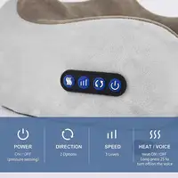 Portable U-Shape Neck Pillow Massage Machine Heat Vibrater Shoulder Neck Muscle Relax Electric Massager Instrument USB Charging 2