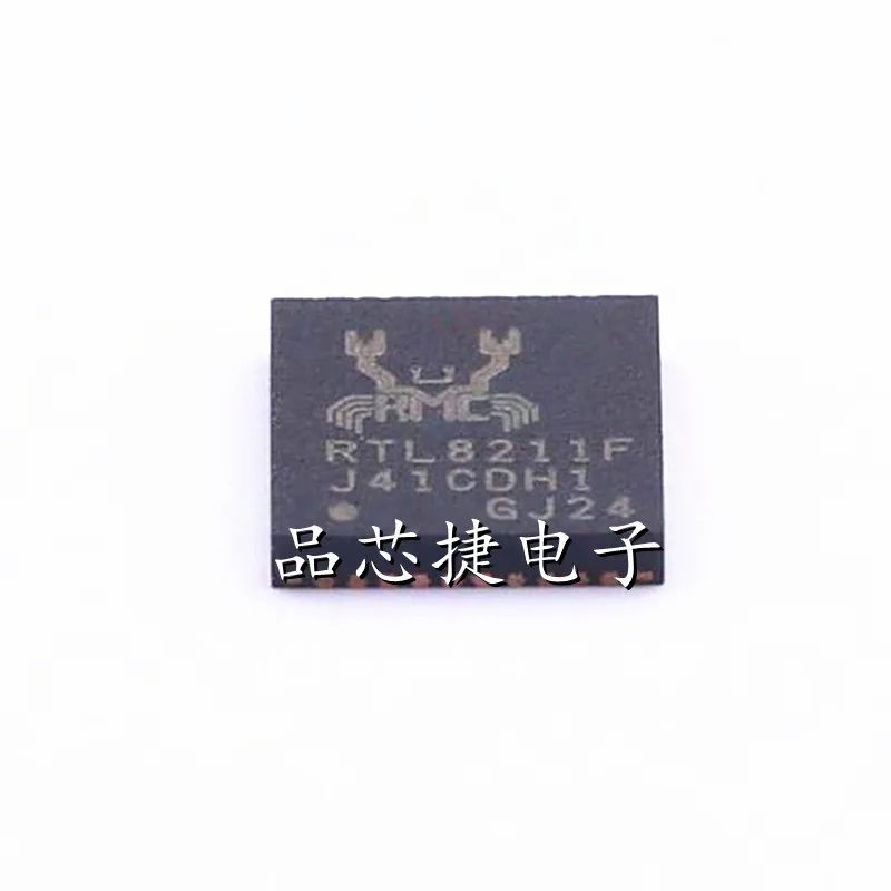 

10pcs/Lot RTL8211F-CG Marking RTL8211F QFN-40 INTEGRATED 10/100/1000M ETHERNET PRECISION TRANSCEIVER