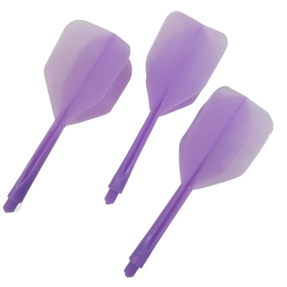 

3PCS 2BA Darts Tail Throwing Toy Anti-fall Soft Darts Flights Transparent 6 Colors Dart Flights