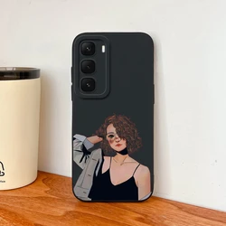 Cartoon Soft Liquid Silicone Full Coverage Phone Case for Infinix Hot 60i (5G) (TYB15)