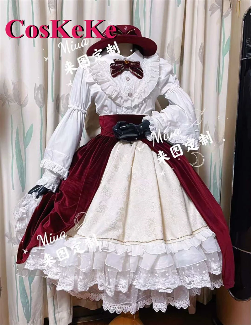 

CosKeKe [Customized] Heroine Cosplay Anime Game Light And Night Costume Gorgeous Sweet Lolita Dress Party Role Play Clothing