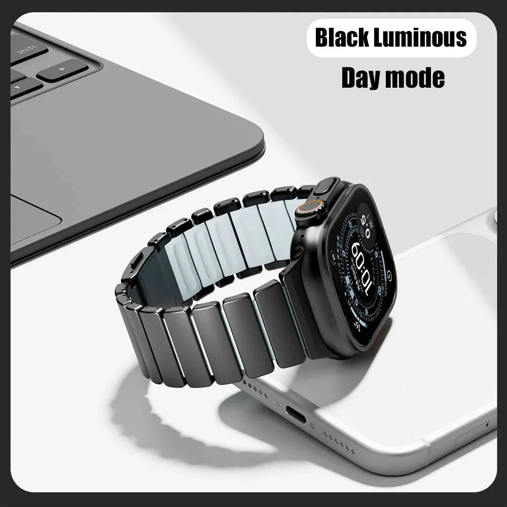 Elegant Titanium Magnetic Bracelet Strap