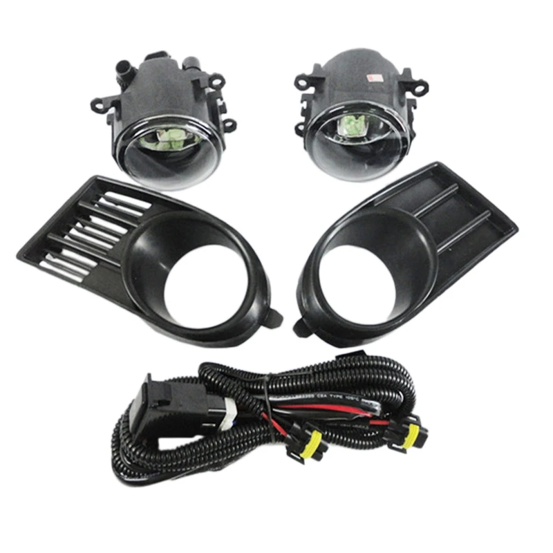 

Front Bumper Fog Lights Fog Lamp Cover with Bulb H11 Switch Wire Bezel for Swift 2006 2007 2008 2009 2010