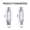 ZRDR aquarium Check Valve-Regulator Diffuser Reactor Single-Head or Dual-Head Aquarium CO2 Bubble Counter Air Pump Accessories 5