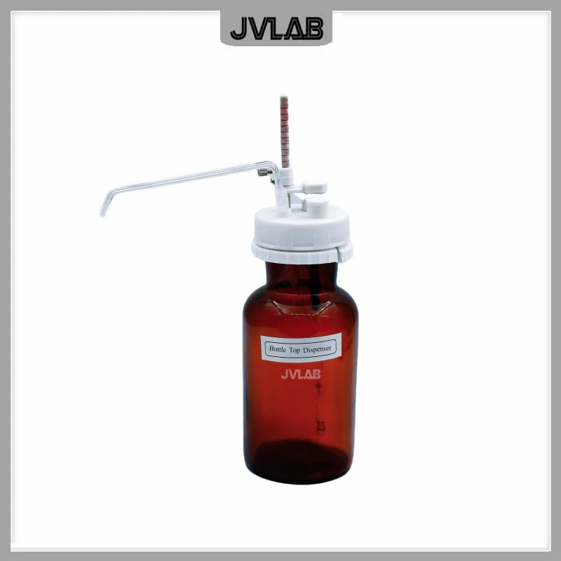 Bottle Top Dispenser Glass Reagent Dispenser Adjustable Volume 1-10 ML Semi-automatic Liquid Bottle Capacity 1000 ML