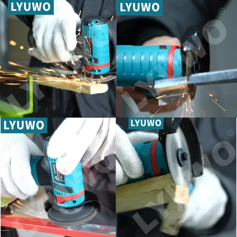 LYUWO Micro Angle Grinder, Filling Grinder for Diamond Cutting, Wireless Power Tool, 12V 5