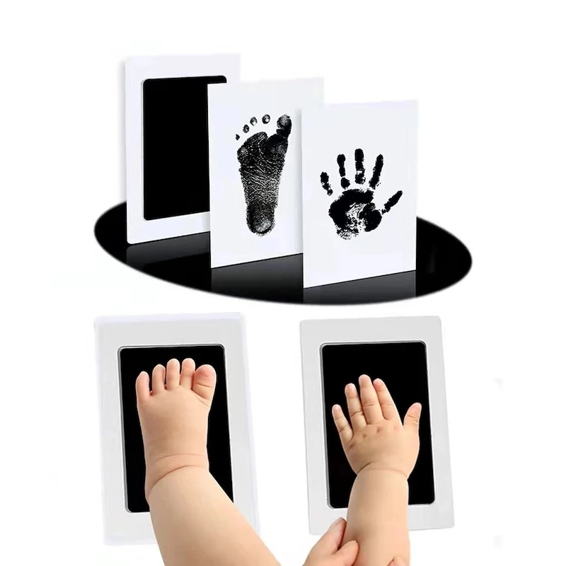 3pcs/set Baby Foot Print Kit DIY Baby Handprint and Footprint Ink