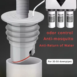 Sewer Trap Silicone Drain Pipe Seal Plug Kitchen Sink Sewer Plug Bathroom Accessories Siphon Tube Bathtub Home Drains Items Cap