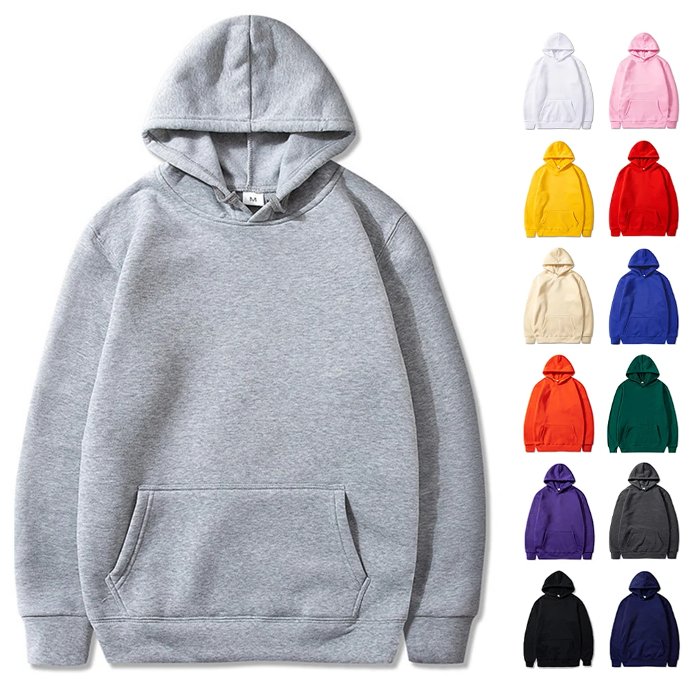 Mode Lässig Fleece Hoodies Männer Großhandel Plain Weiß Pullover Hoodie Unisex Günstige Sweatshirt Mit Kapuze Polerones Para Hombre