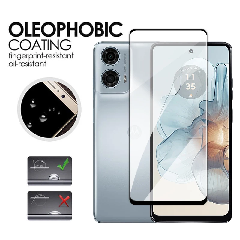 6.56 Full Coverage Tempered Glass Screen Protector