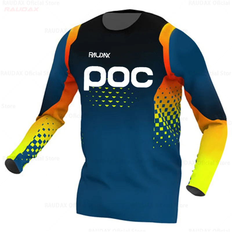 Shirt Mtb Long Sleeve Poc Cycling Clothing Tshirts Poc Mens