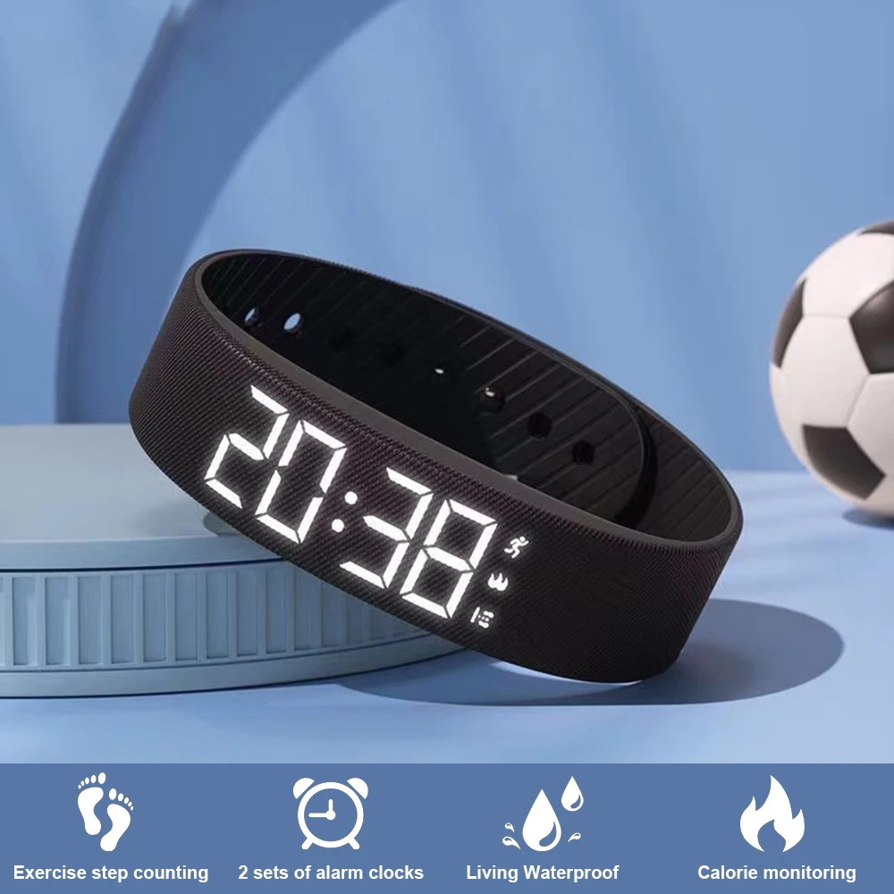 Umllpet Bracelet Avec Vibrations, Alarme Avec Rappel, Montre Avec Vibrations, Montre-bracelet, Montre D'entraînement Avec Pot, Rappel Pour Boire, Rappel De Médicaments, Montre à