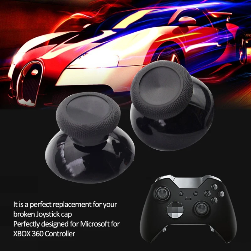 2 Pezzi Stick joystick analogici 3D di alta qualà neri e